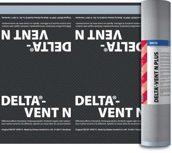 DELTA-VENT N PLUS 1,5 x 50 диффузионная мембрана с двумя зонами проклейки
