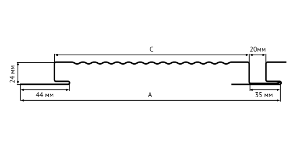Линеарная панель Primepanel-О-В-24х213/0 (PURMAN-20-0.7)